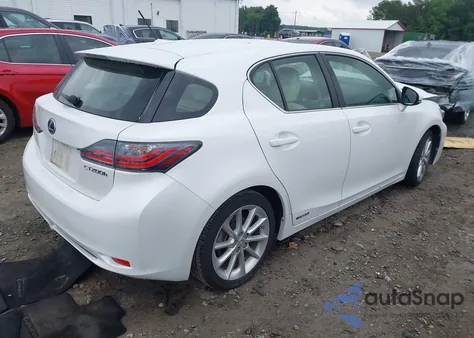 2012 Lexus Ct 200H Premium из США, поврежденный, VIN JTHKD5BH3C2066143